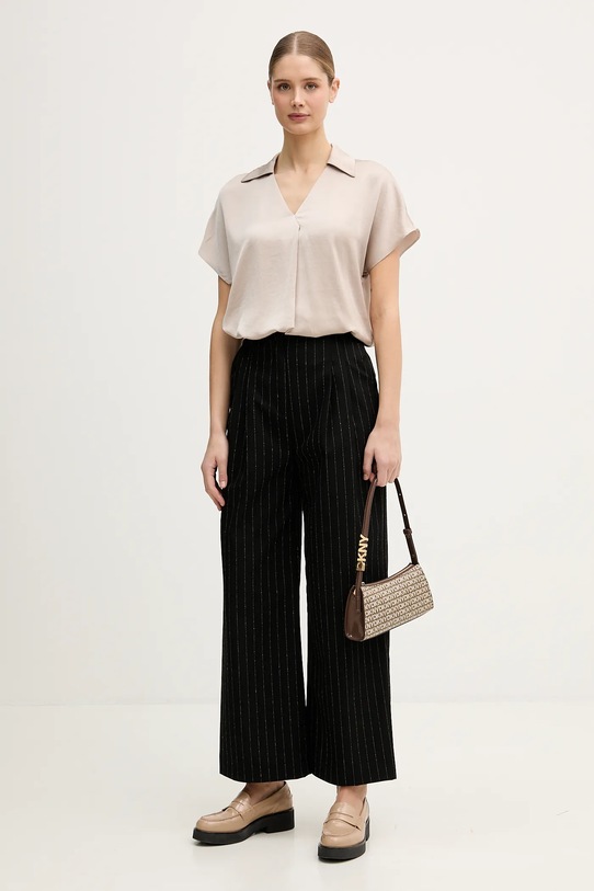 United Colors of Benetton spodnie 4TUDDF0AF czarny AW25