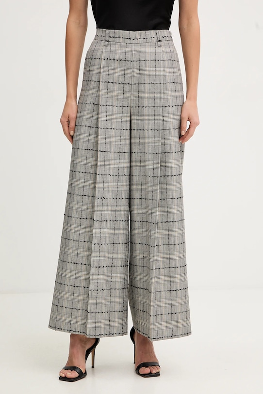 Twinset spodnie tkanina szary 252TP2184