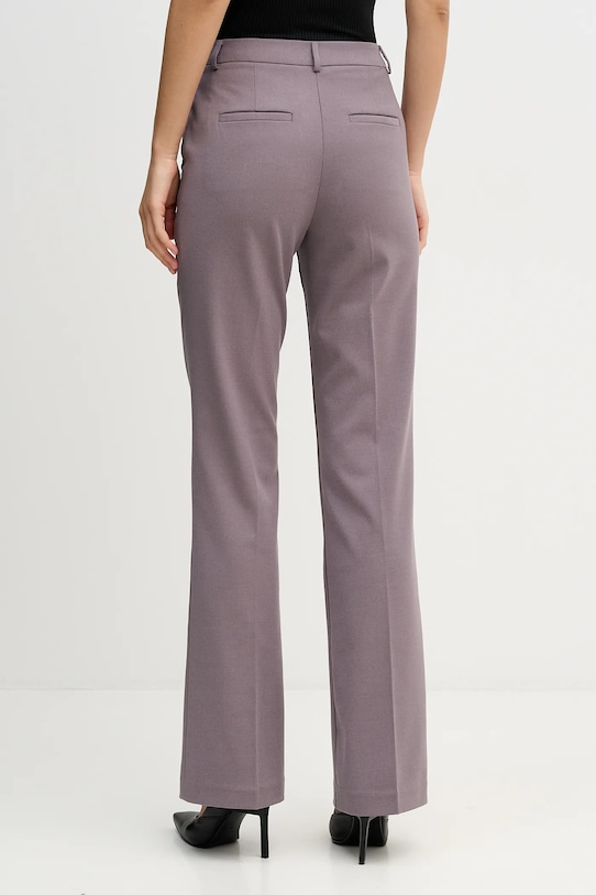 Ρούχα Παντελόνι από μείγμα μαλλιού Sisley 41YPLF083 μωβ