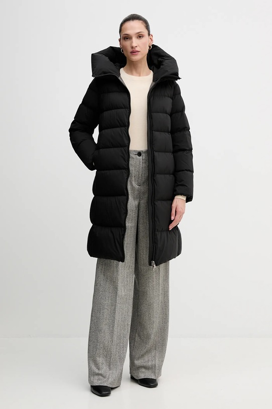 Sisley spodnie 4D12LF07V czarny AW25