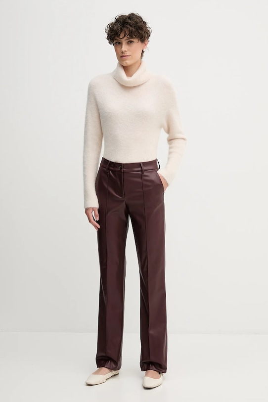 Панталон Sandro Ferrone S15YBFDENISE бордо AW25
