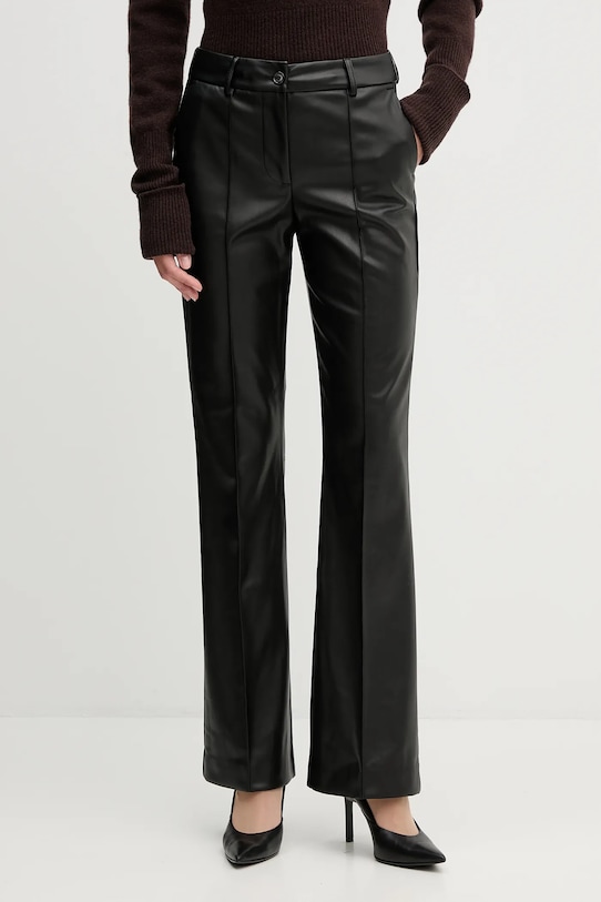 Sandro Ferrone spodnie high czarny S15YBFDENISE