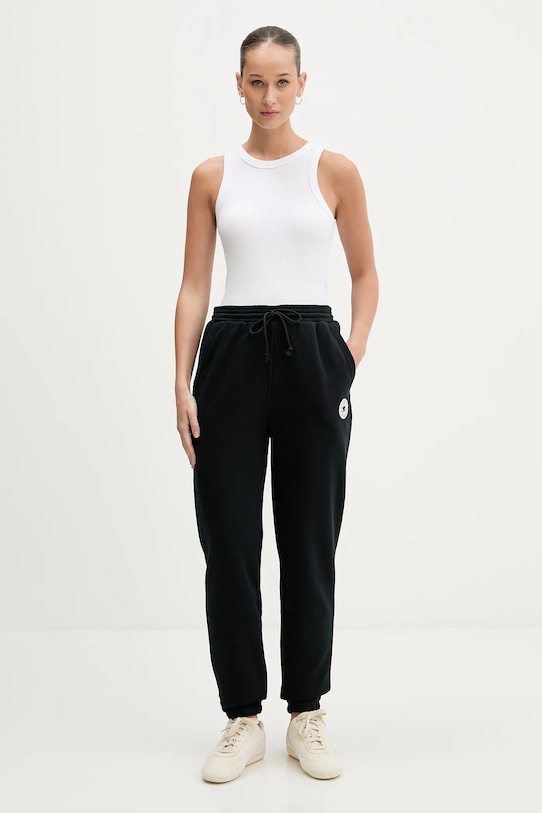 Converse spodnie dresowe CVW5B804 czarny AW25