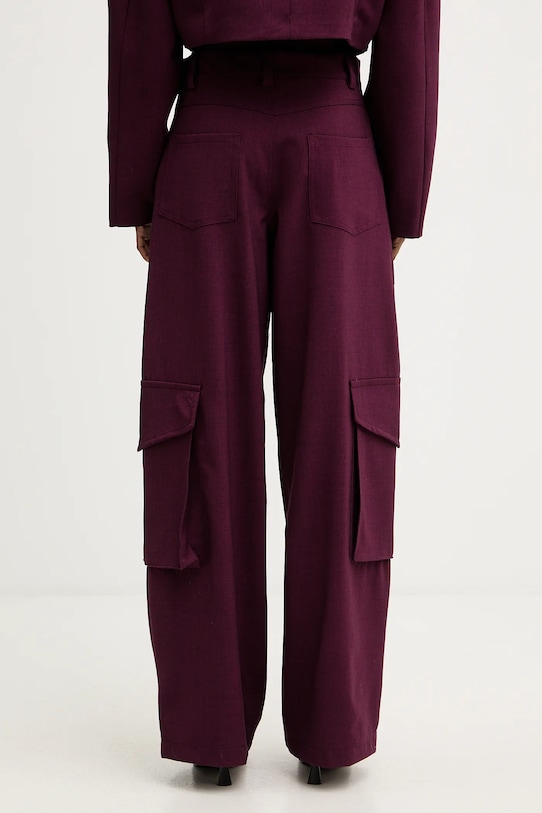 Îmbrăcăminte Haveone pantaloni PSO.P040 burgundia