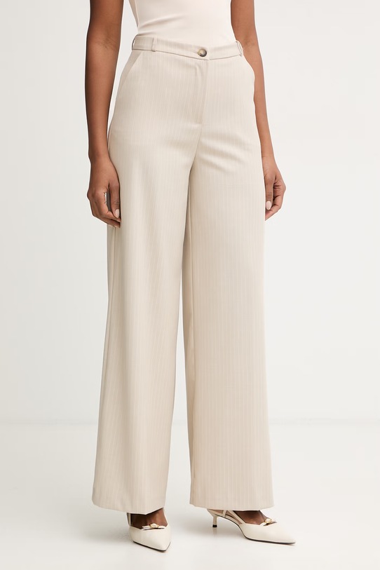 Haveone pantaloni tricotaj bej PGE.P065