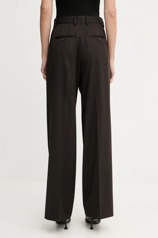 Odzież Filippa K spodnie z dodatkiem wełny 32511.FK brązowy