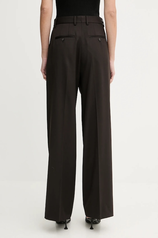 Odzież Filippa K spodnie z dodatkiem wełny 32511.FK brązowy