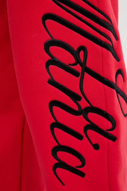 La Mania spodnie dresowe bawełniane NOLAN NOLAN czerwony