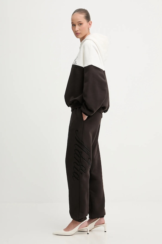 Bavlnené tepláky La Mania NOLAN NOLAN hnedá AW25