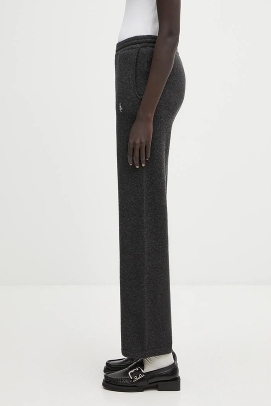 Sporty & Rich spodnie SRC Cashmere PA02764302GY11 szary AW25