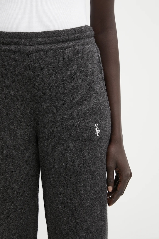 Sporty & Rich spodnie SRC Cashmere szary PA02764302GY11