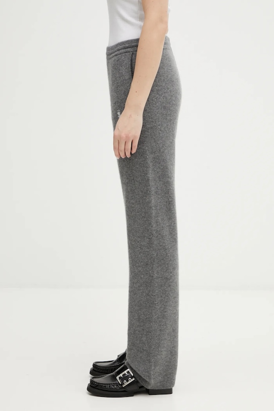 Sporty & Rich spodnie SRC Cashmere PA02767302GY22 szary AW25