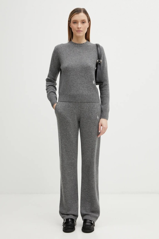 Sporty & Rich spodnie SRC Cashmere PA02767302GY22 szary