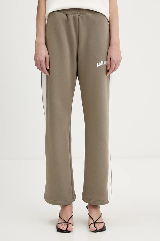 La Mania spodnie dresowe bawełniane DARLENE bawełna zielony DARLENE