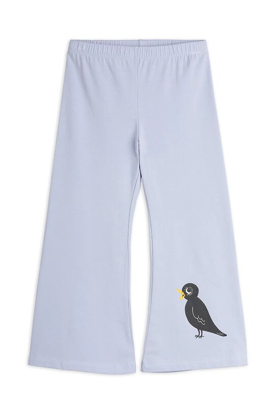 Mini Rodini pantaloni de trening pentru copii Birds tricotaj violet 2563011645
