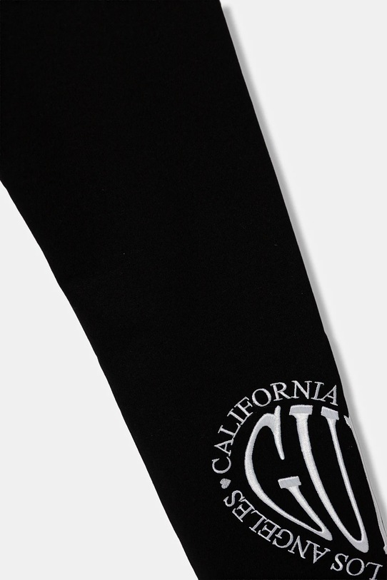 Fete Guess pantaloni de trening din bumbac pentru copii J5YQ16.KAD74.9BYA negru