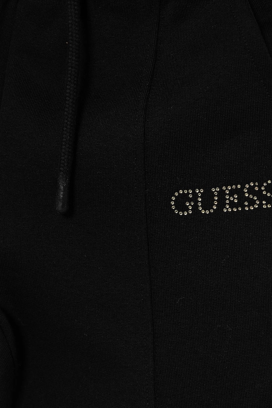 Dievča Detské bavlnené tepláky Guess J5YQ17.KAV34.9BYA čierna