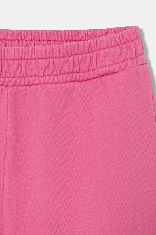 Dziewczynka Guess spodnie dresowe bawełniane dziecięce J5YQ18.KAV34.9BYA różowy