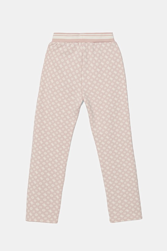 Guess spodnie dresowe dziecięce J5YQ34.KB212.9BYA różowy AW25
