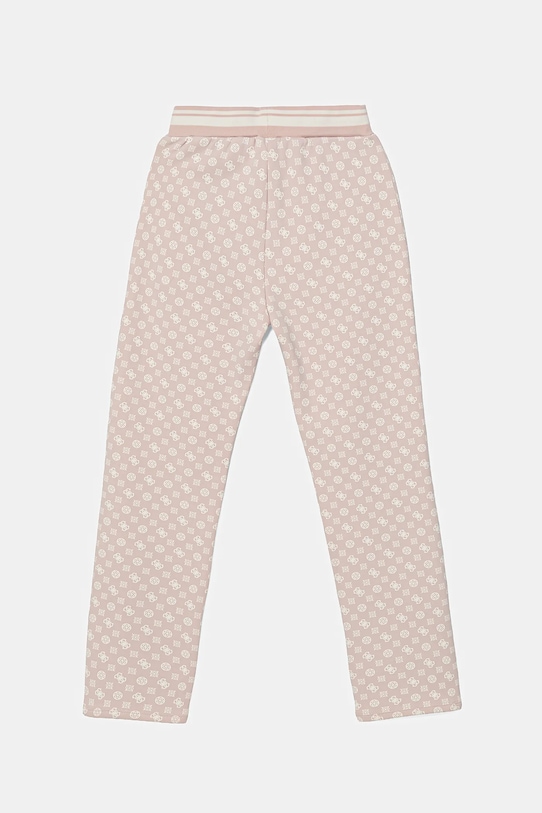Guess spodnie dresowe dziecięce J5YQ34.KB212.9BYA różowy AW25