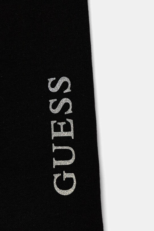 Κοριτσίστικα Παιδικό βαμβακερό παντελόνι Guess K5YQ12.KA6R4.9BYA μαύρο