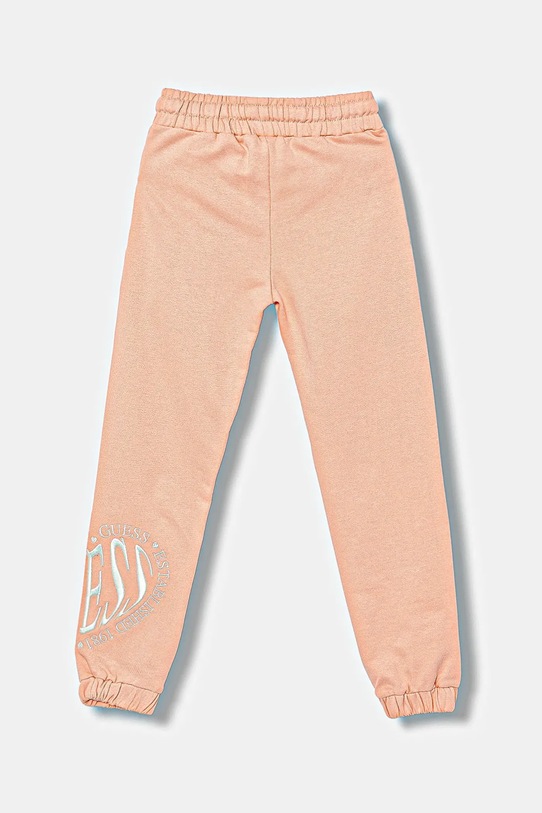 Guess gyerek pamut melegítőnadrág K5YQ15.KAD74.9BYA narancssárga AW25