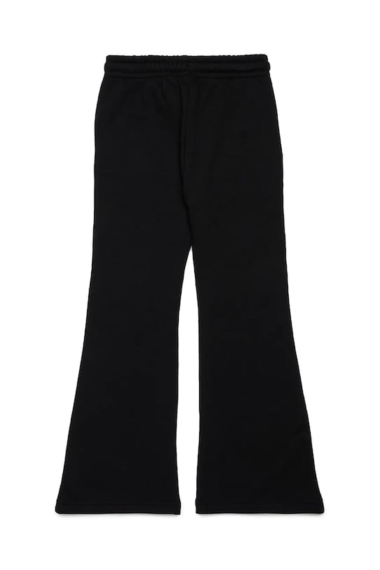 Diesel spodnie dresowe bawełniane dziecięce PEBIRT TROUSERS J02419 czarny AW25