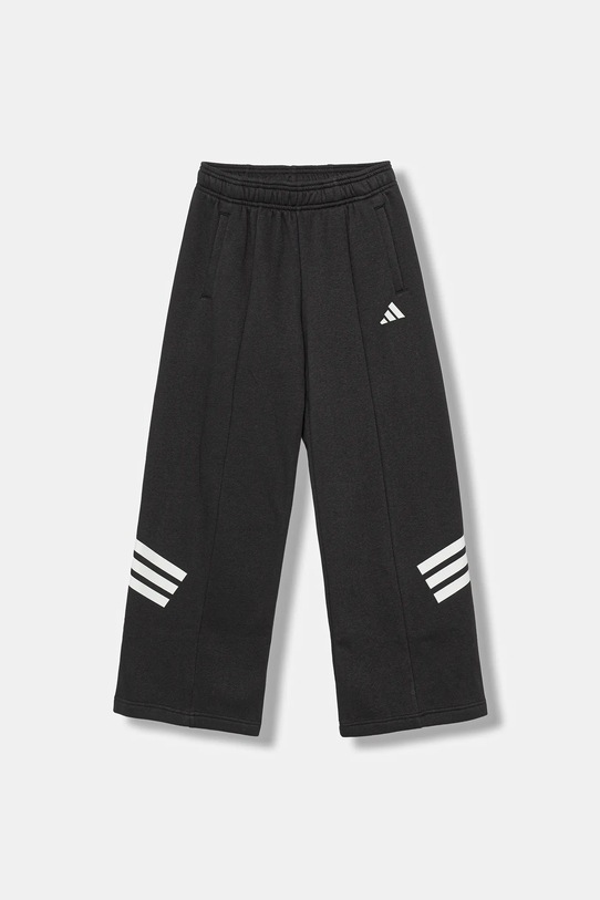 Детские спортивные штаны adidas трикотаж чёрный JW7544
