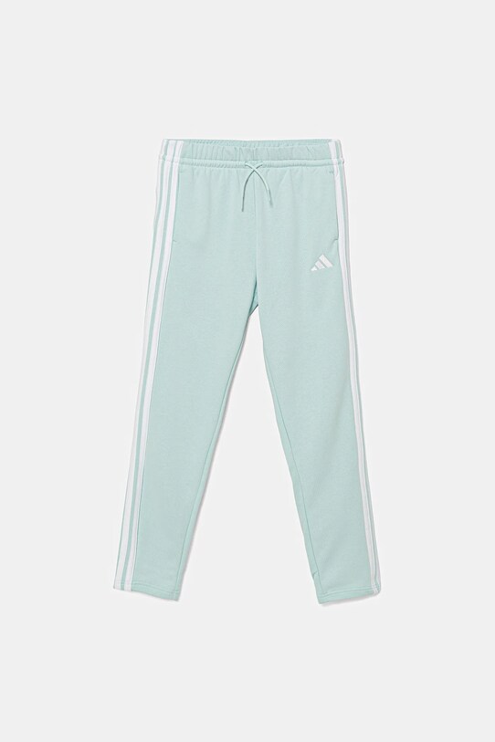 Dječji donji dio trenirke adidas natpis tirkizna KB7304