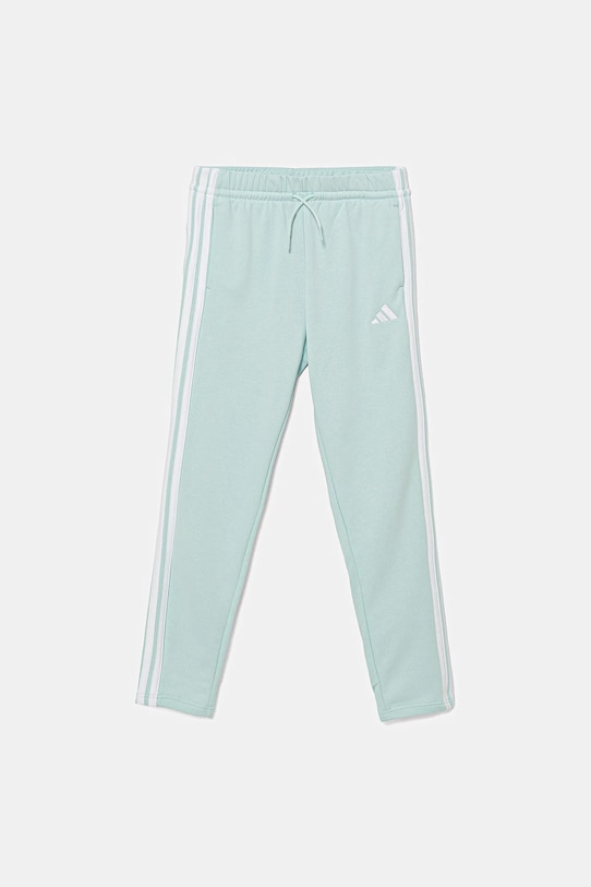 adidas spodnie dresowe dziecięce KB7304 turkusowy AW25