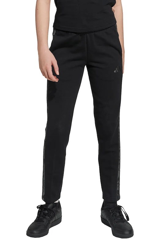 adidas pantaloni de trening pentru copii tricotaj negru KC5412