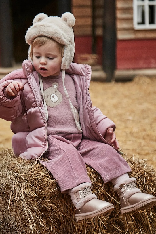 Mayoral spodnie niemowlęce Produkt niemowlęcy różowy 2590.4H.Baby.9BYA