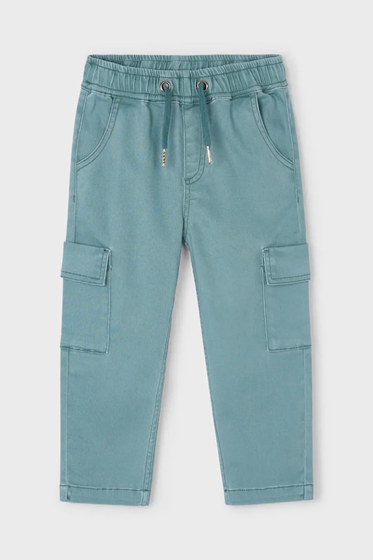 Mayoral pantaloni per bambini 4572.6C.Mini.9BYA turchese AW25