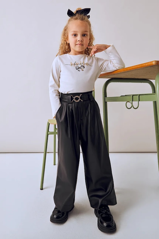 Mayoral spodnie dziecięce czarny 4574.6F.Mini.9BYA