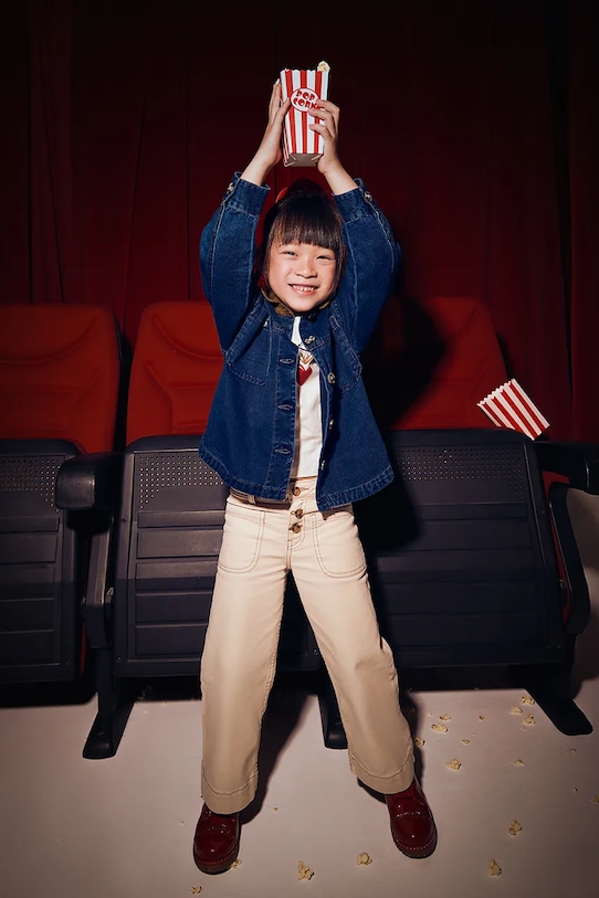 Mayoral pantaloni bumbac bej 4576.6J.Mini.9BYA