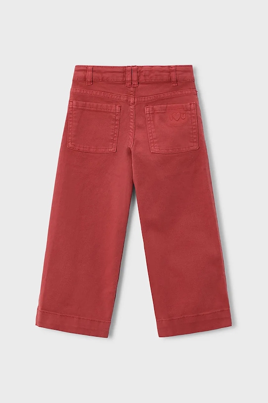 Mayoral pantaloni 4576.6J.Mini.9BYA rosu AW25