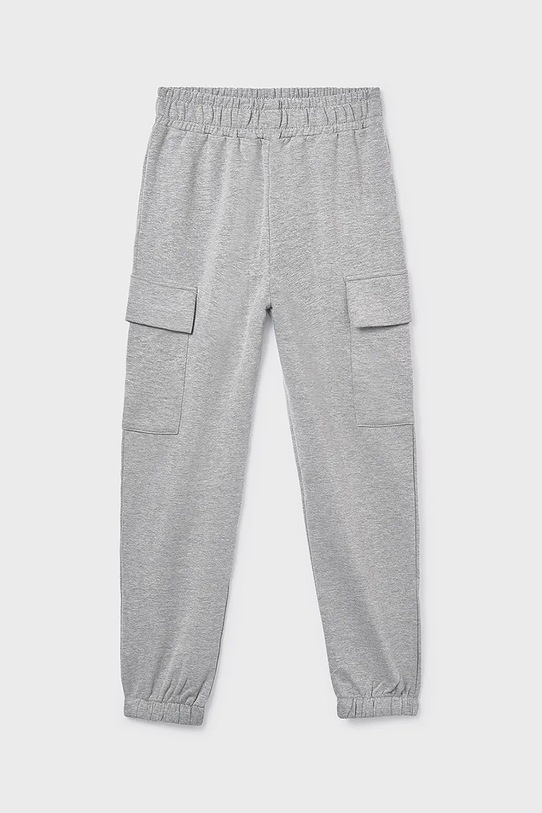 Παντελόνι φόρμας Mayoral jogger cargo πλεκτό ύφασμα γκρί 7578.8F.Junior.9BYA