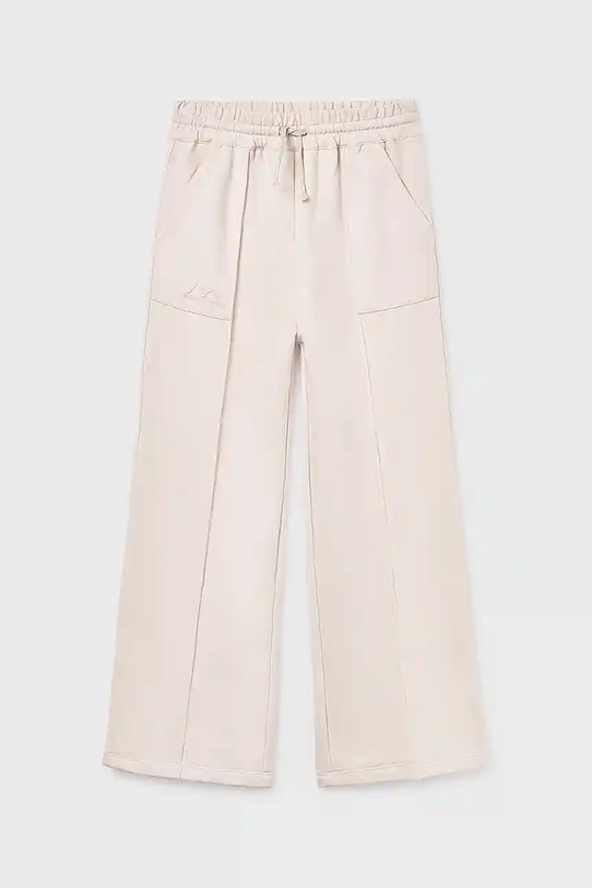 Детские брюки Mayoral wide leg с регуляцией бежевый 7579.8F.Junior.9BYA