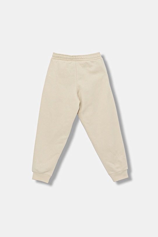 Puma spodnie dresowe dziecięce ESS SCRIPT Sweatpants FL G 688729 beżowy AW25