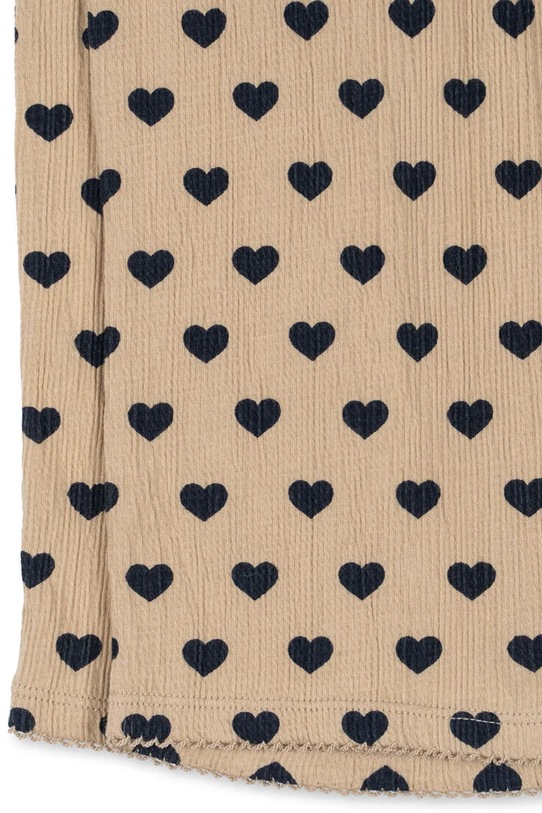 Konges Sløjd spodnie dziecięce z bawełną CHLEO PANTS GOTS beżowy KS103752.9BYA