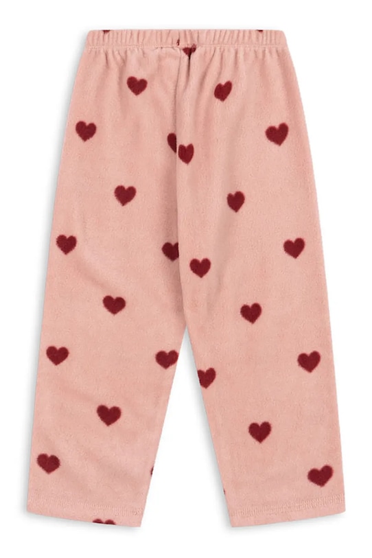 Konges Sløjd spodnie dresowe dziecięce TAVI FLEECE PANTS GRS KS101300.G.9BYA różowy AW25