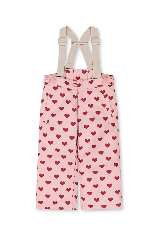 Konges Sløjd spodnie MISMOU SNOW PANTS tkanina różowy KS103514.G.9BYA