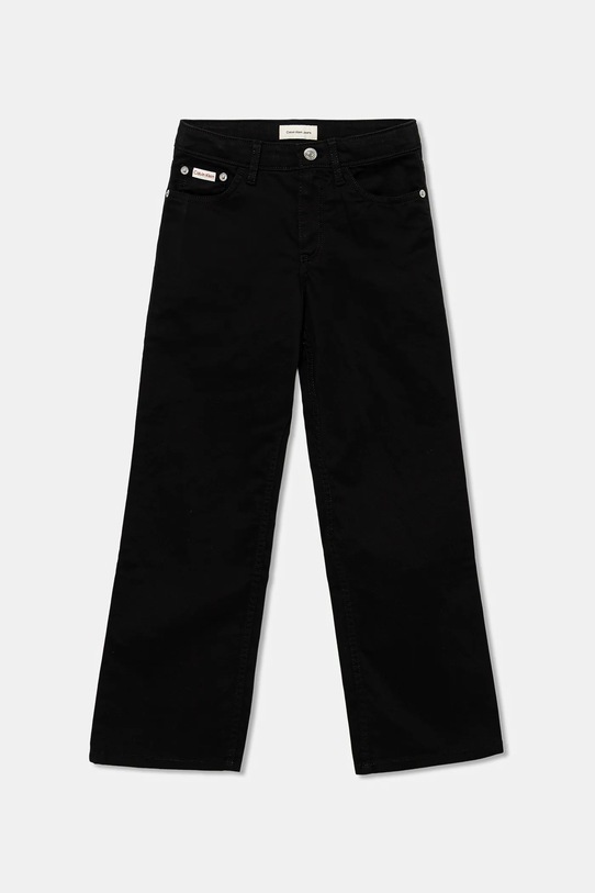 Παιδικό παντελόνι Calvin Klein Jeans με ελαστάν μαύρο IG0IG03005.128.170.9BYA