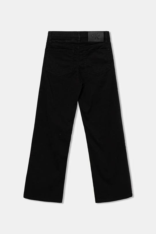 Παιδικό παντελόνι Calvin Klein Jeans IG0IG03005.128.170.9BYA μαύρο AW25