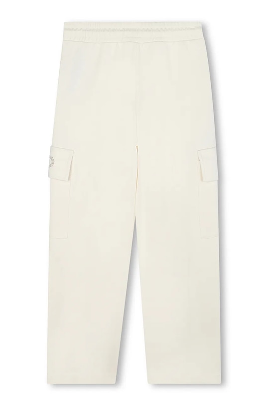 Dziewczynka Michael Kors spodnie dresowe bawełniane dziecięce R30453.156 beżowy