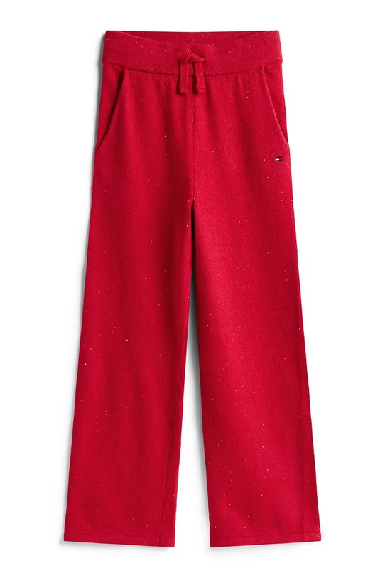 Tommy Hilfiger spodnie dziecięce KG0KG08911.9BYA czerwony AW25