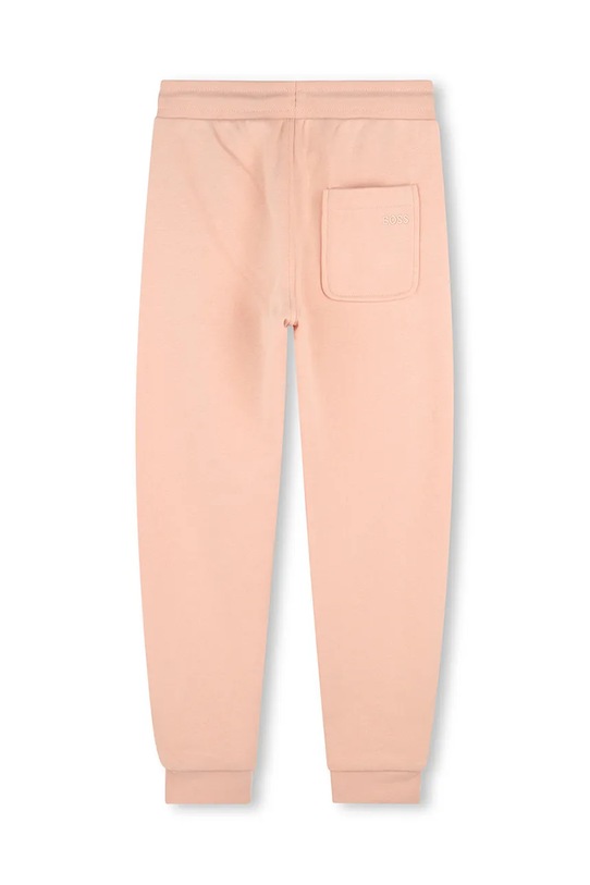 Dziewczynka BOSS spodnie dresowe dziecięce J52413.114.150 pomarańczowy