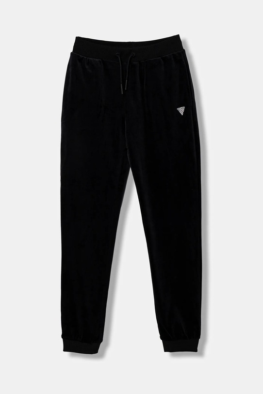 Guess spodnie dresowe dziecięce dzianina czarny J4YQ20.K0232.9BYA