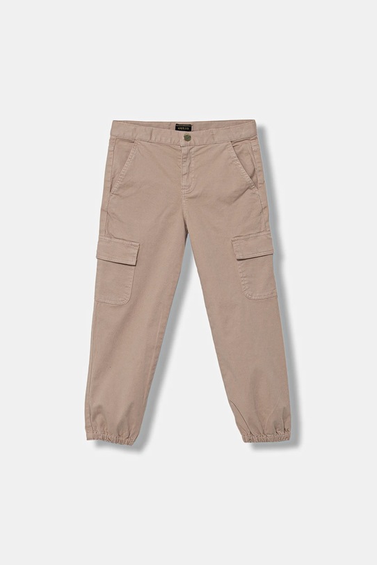 Guess spodnie dziecięce z elastanem beżowy K5BB03.W3830.9BYA