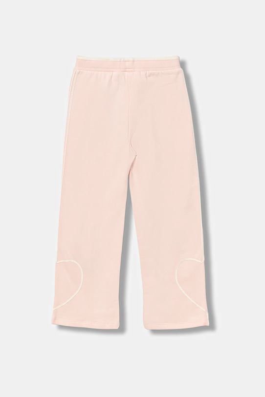 Guess spodnie dresowe bawełniane dziecięce K5BQ12.KAV34.9BYA różowy AW25